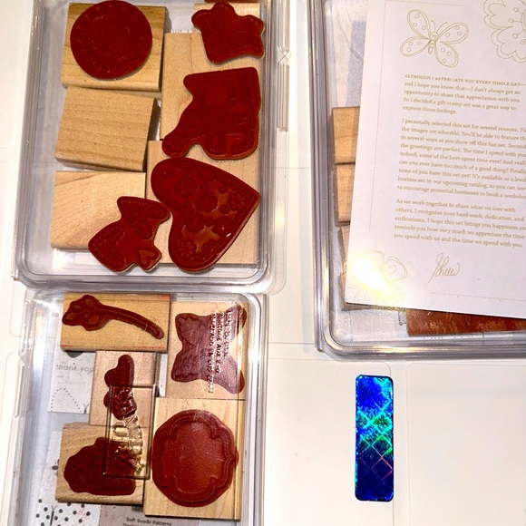 Stampin’ Up! Stamp sets, Flowers, Hearts, etc. (Lot 1) - Picture 6 of 6